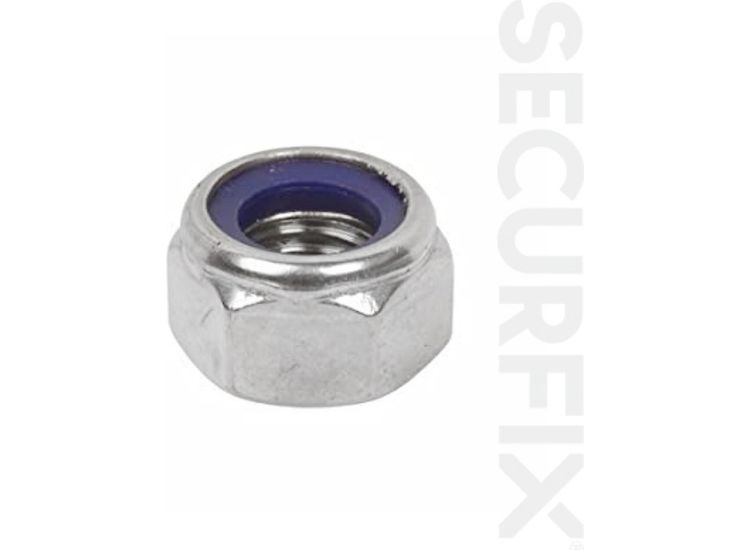 Securfix Trade Pack T10467 Nylon locking Nut 50 Pack