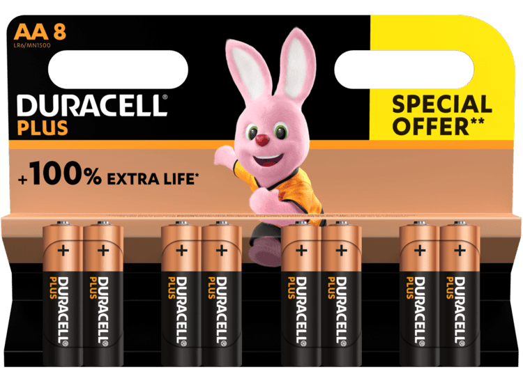 Duracell S18720 Plus Power AA Special Offer Pack