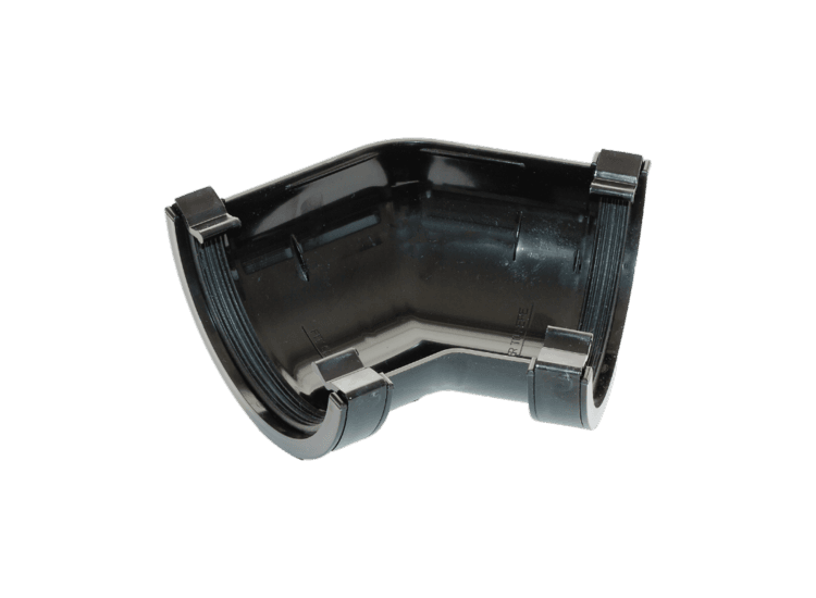 Kayflow RWHRA135B Rainwater 135 Degree Round Angle Black