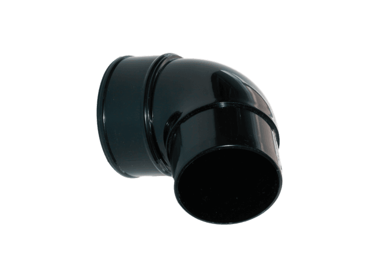 Kayflow RWROBB Rainwater 112.5 Degree Round Offset Bend Black
