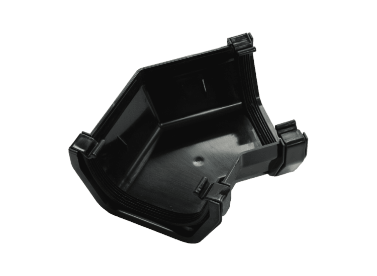 Kayflow RWSLA135B Rainwater 135 Degree Square Angle Black
