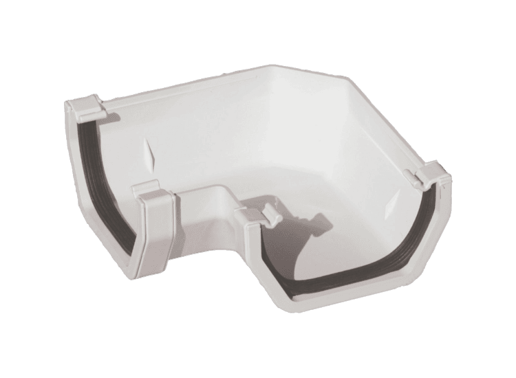 Kayflow RWSLA90W Rainwater 90 Degree Square Angle White