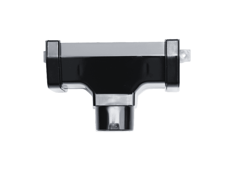 Kayflow RWSLROB Rainwater Square Running Outlet Black