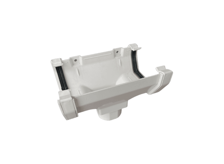 Kayflow RWSLROW Rainwater Square Running Outlet White