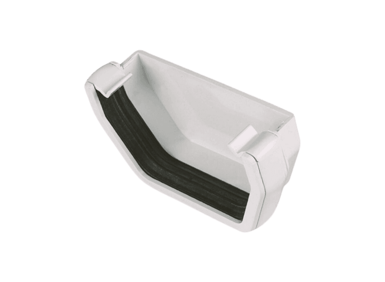 Kayflow RWSLSEEW Rainwater Square External Stop End White