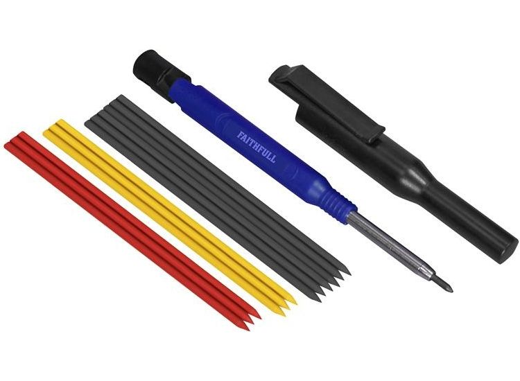 Faithfull Long Reach Pencil &amp; Marking Set