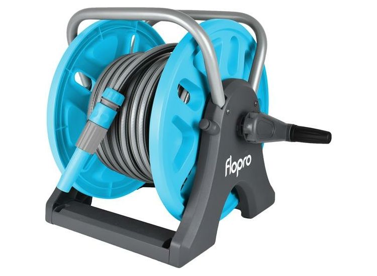 Flopro Flopro NeverKink EasyReel Complete Hose Reel Set 25m