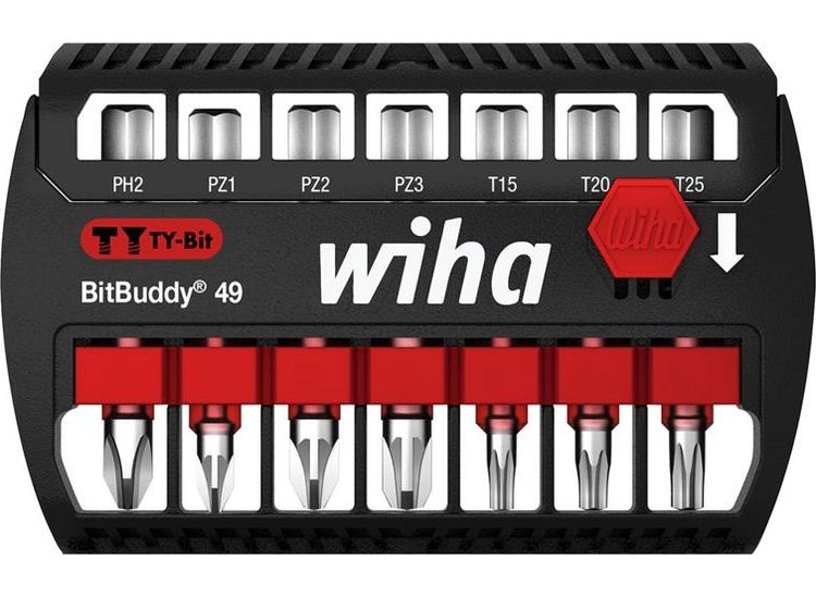 Wiha BitBuddy® TY Bit Set, 7 Piece