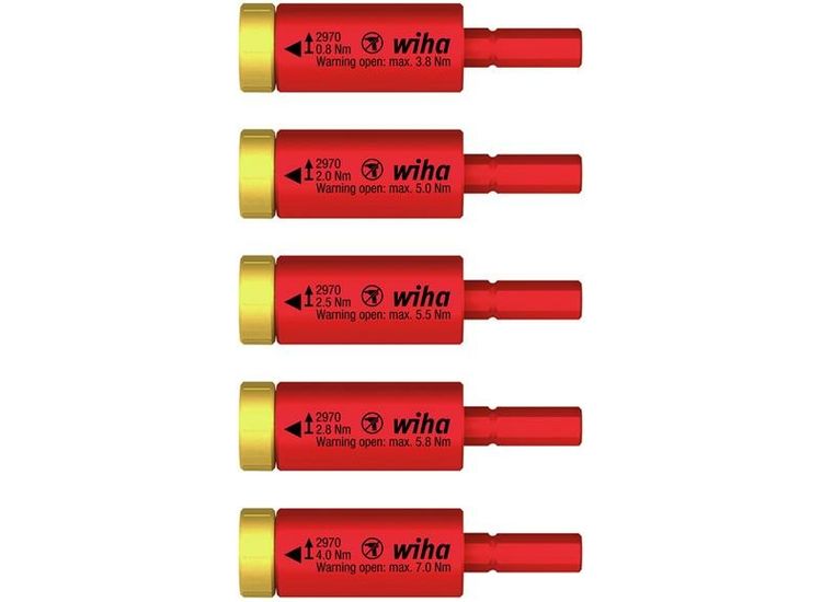 Wiha electric easyTorque Adapter Set, 5 Piece