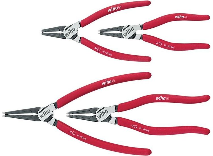 Wiha MagicTips® Classic Circlip Pliers Set, 4 Piece
