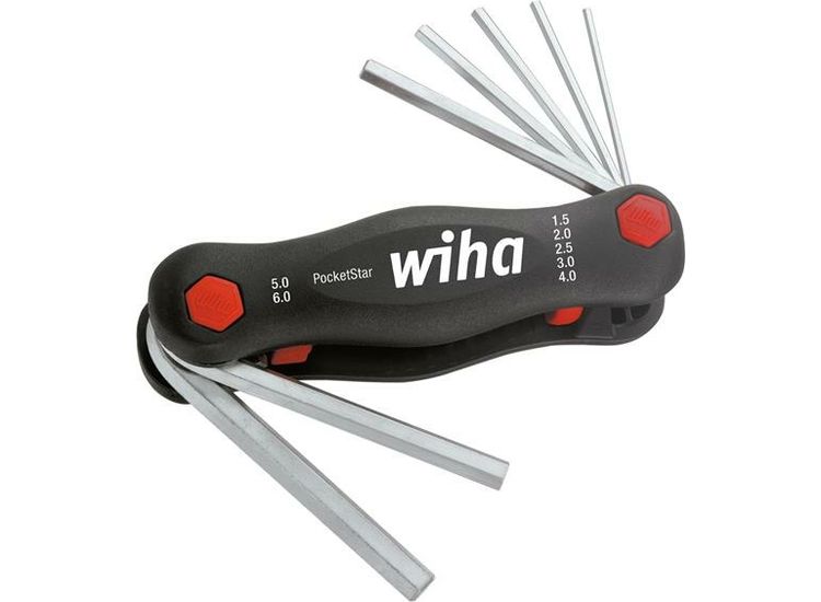 Wiha PocketStar Hex Key Set, 7 Piece (1.5-6mm)