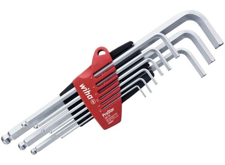 Wiha ProStar Hex Ball End L-key Set, 9 Piece