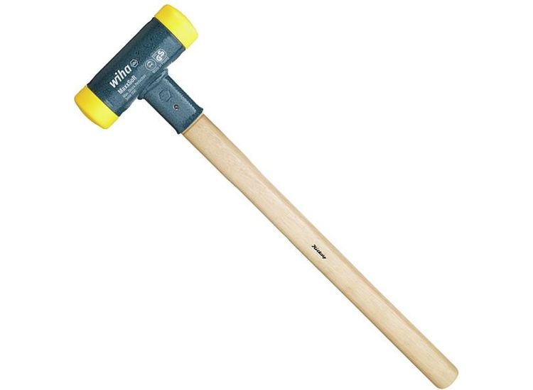 Wiha Soft-Face Dead-Blow Hammer, Hickory Handle
