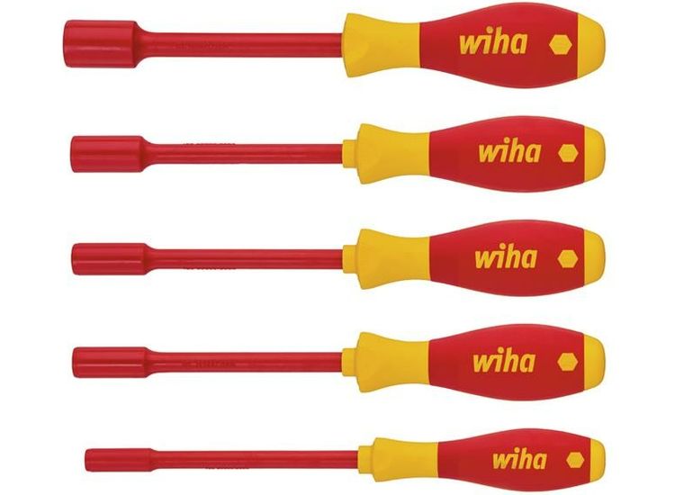 Wiha SoftFinish® electric Hex Nut Driver Set, 6 Piece