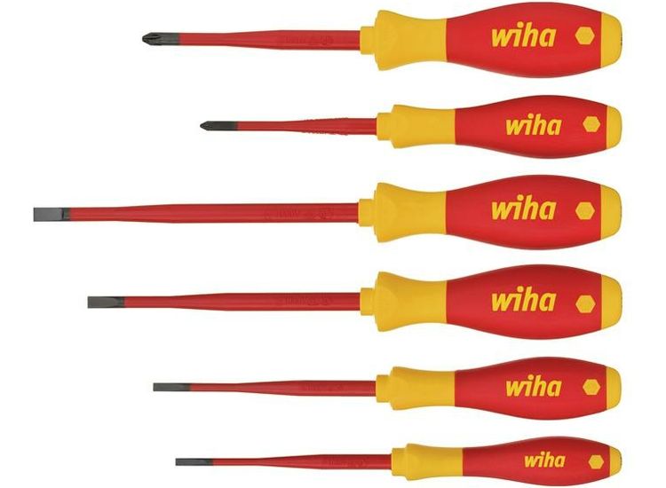 Wiha SoftFinish® electric slimFix SL/PH Screwdriver Set, 6 Piece