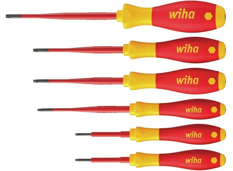 Wiha SoftFinish® electric slimFix TORX® Screwdriver Set, 6 Piece