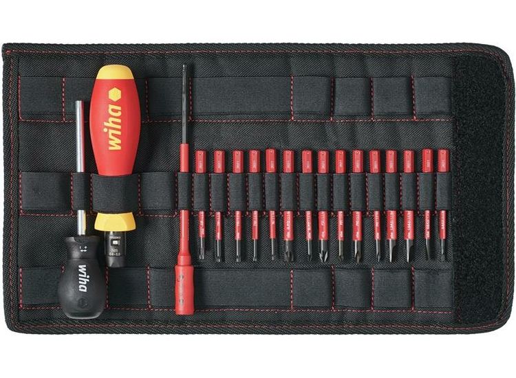 Wiha TorqueVario®-S electric Screwdriver Set, 19 Piece