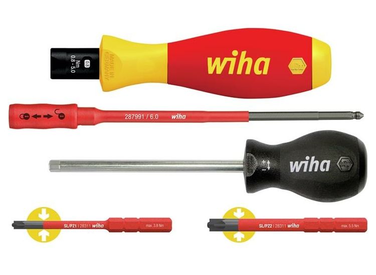 Wiha TorqueVario®-S electric Screwdriver Set, 5 Piece