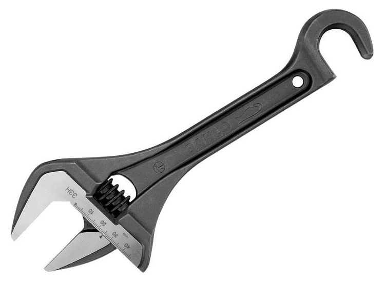 Bahco Wide Jaw Adjustable Wrench with Hook 254.5mm