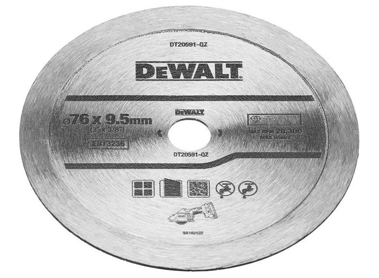 DEWALT DT20591 Diamond Tile Blade 76mm