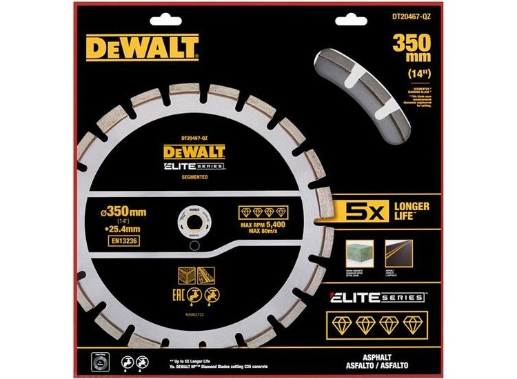 DEWALT ELITE SERIES™ Asphalt Diamond Wheel, Segmented