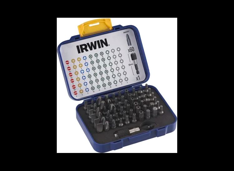 IRWIN® Colour Coded Screwdriver Bit Set, 61 Piece