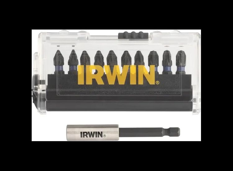 IRWIN® Impact Pro Performance Pozi Screwdriver Bit Set, 10 Piece