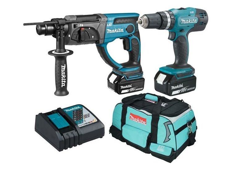 Makita DLX2025T LXT Combo Kit 18V 2 x 5.0Ah Li-ion