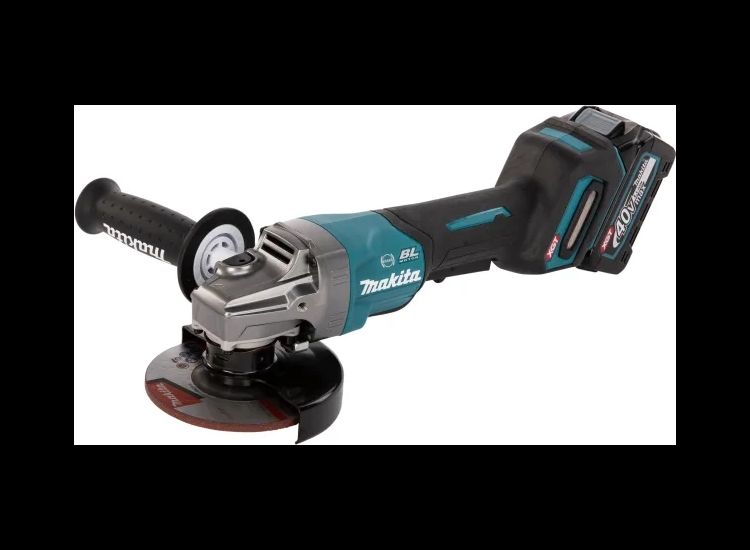 Makita GA028GD202 XGT 40Vmax BL Paddle Switch Grinder 115mm 40V 2 x 2.5Ah Li-ion