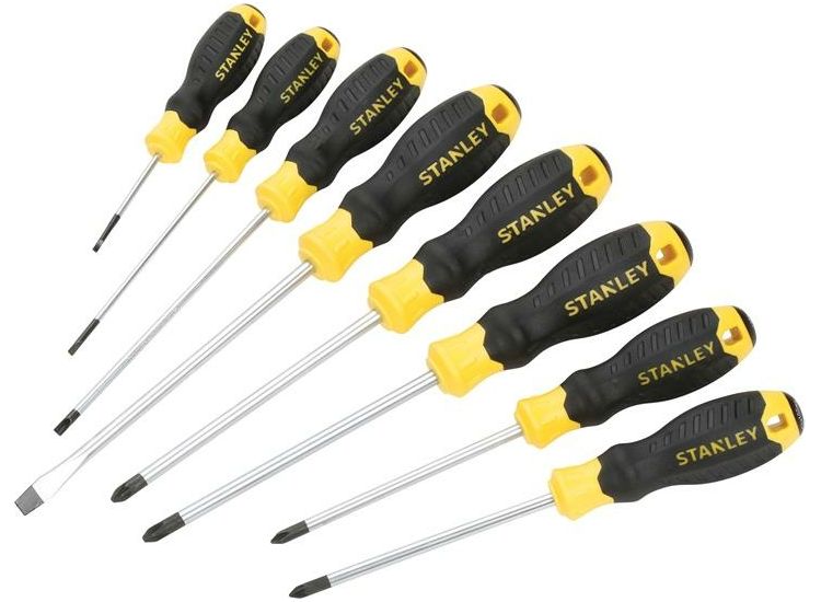 STANLEY® Cushion Grip Screwdriver Set, 8 Piece