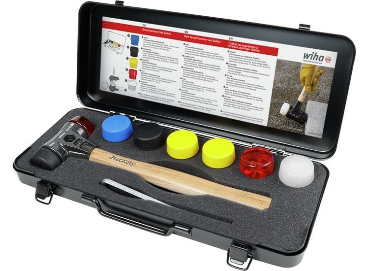 Wiha Assorted Hammer Face Set, 9 Piece