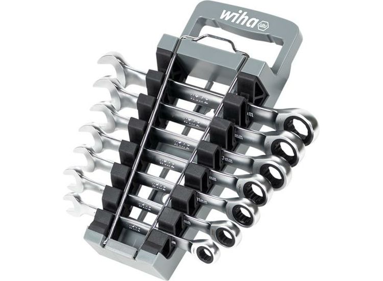 Wiha Ring Ratchet Spanner Set, 8 Piece