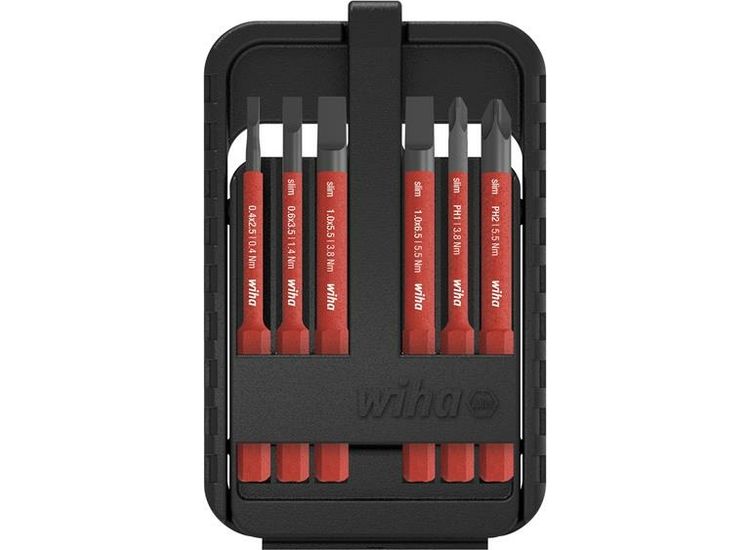 Wiha slimBit electric SL/PH Bit Set, 7 Piece