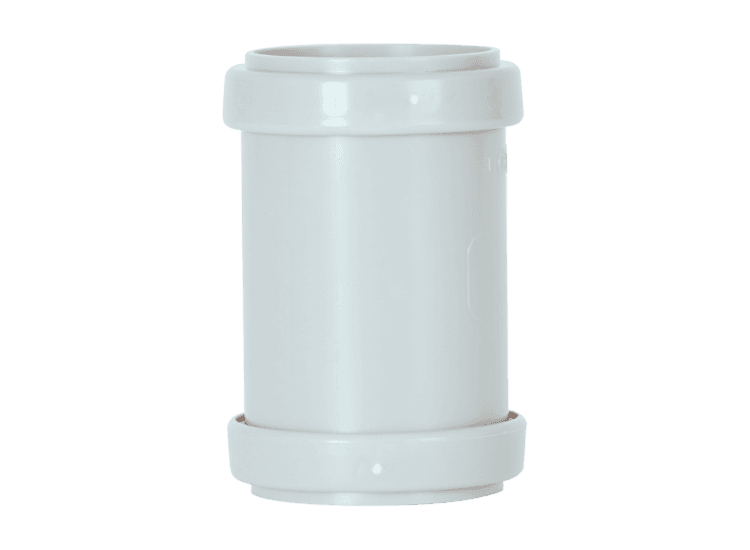 Davant Push Fit Straight Coupling White