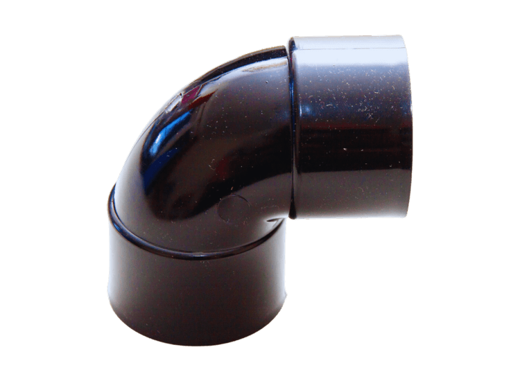 Davant Solvent Weld Knuckle 90° Bend Black