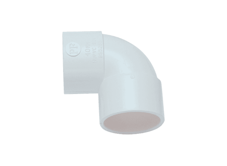 Davant Solvent Weld Knuckle 90° Bend White