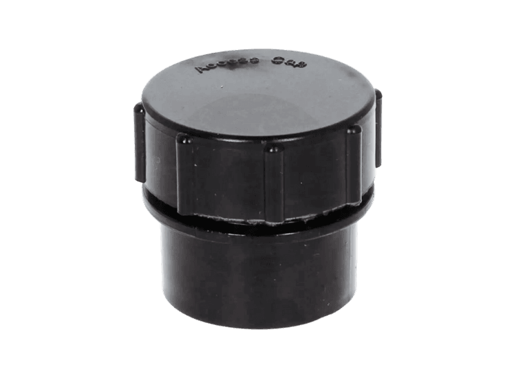 Davant PWP40IB Solvent Weld Screwed Access Plug Black