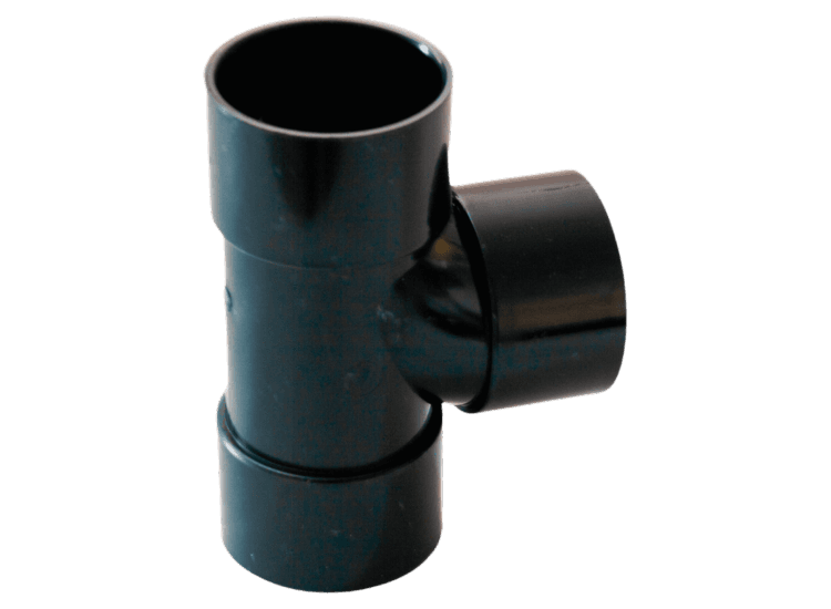 Davant Solvent Weld Swept Tee 92.5° Black