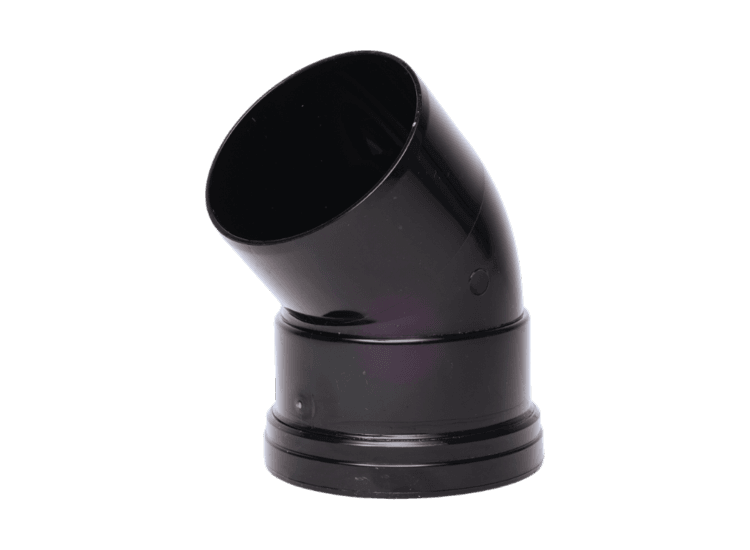 Davant SPB0008 Single Socket 135° Bend Black