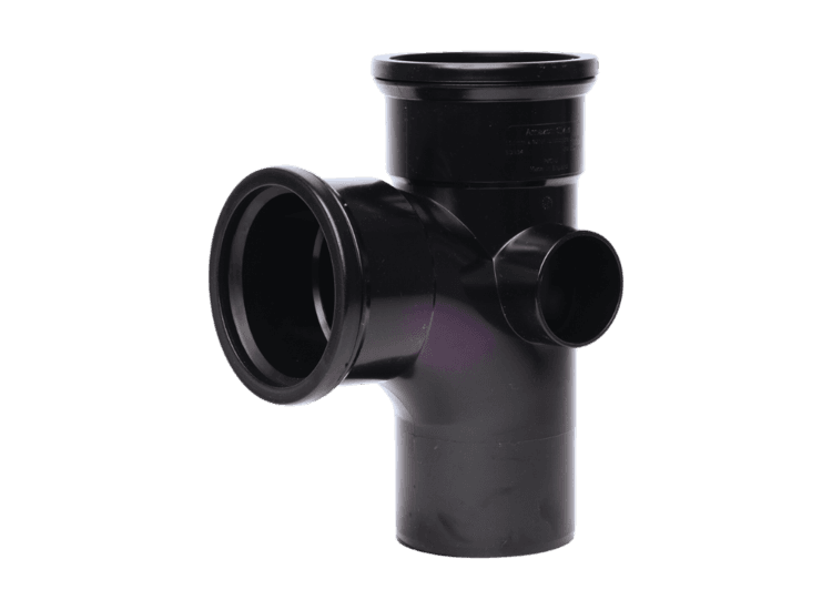 Davant SPB0010 Double Socket Branch 92° Black