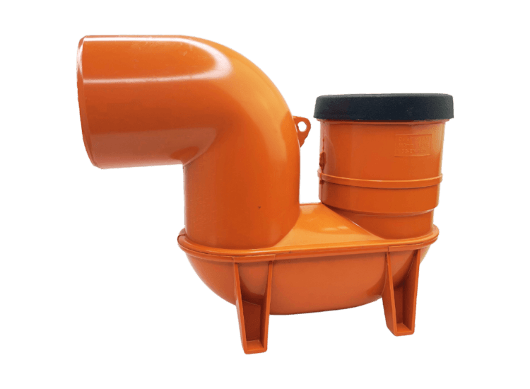 Davant SPUT0040 Underground Single Socket Lowback P Trap