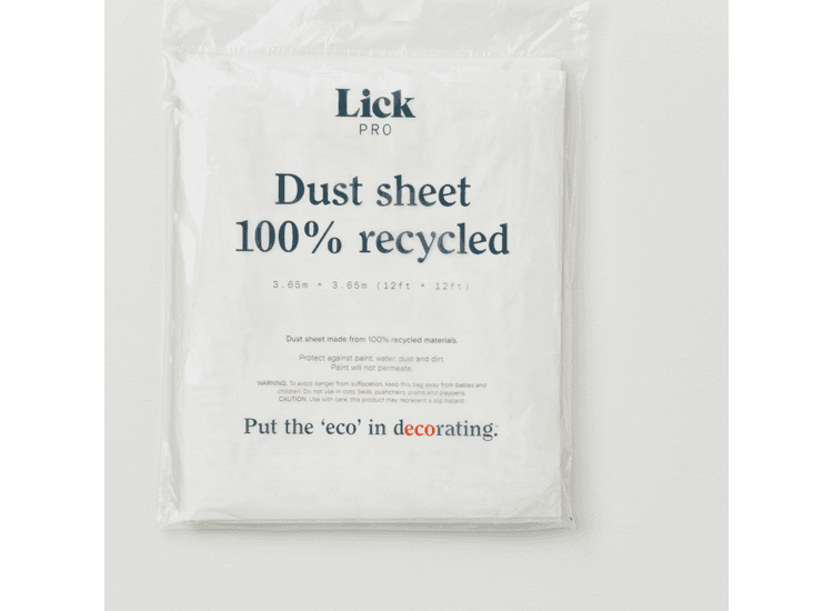 Lick Pro 100% Recycled Dust Sheet
