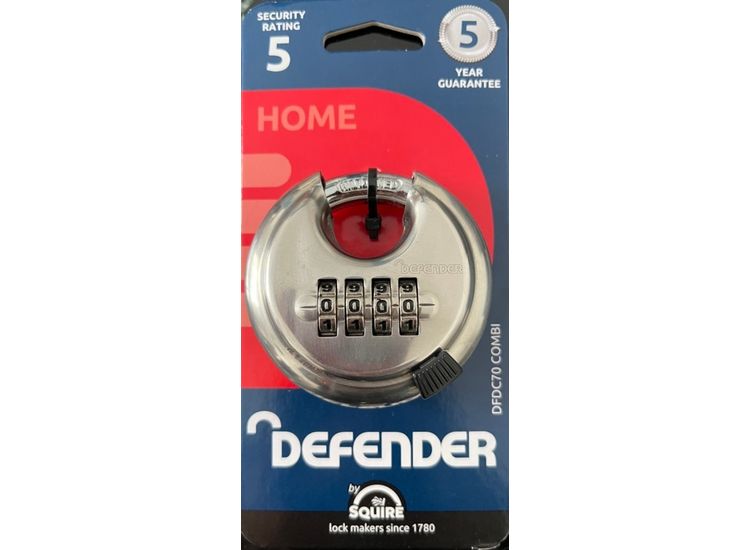 Squire DFDC70 COMBI Combi Recordable Disc Padlock
