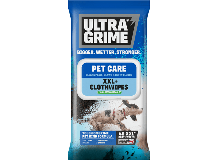 Ultragrime 5470 Life Pet Care Cloth Wipes 40 Pack