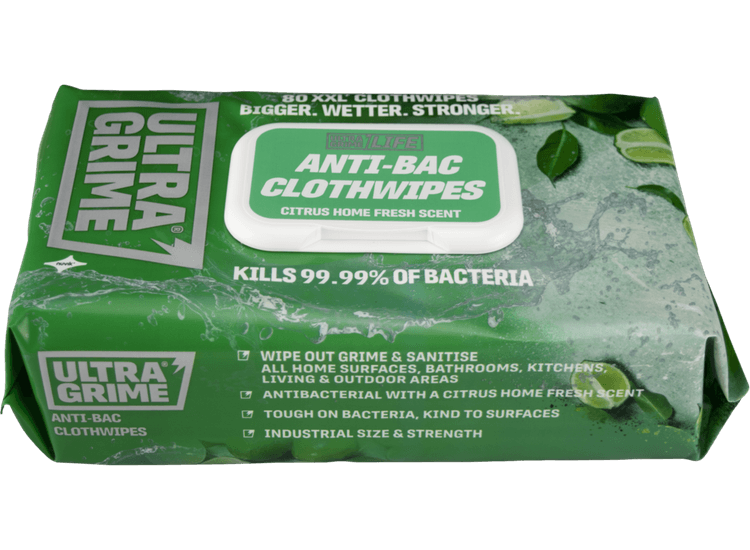 Ultragrime 5640 Life Antibac Cloth Wipes 80 Pack