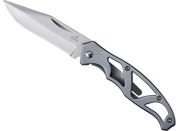 Gerber Paraframe Mini SS Folding Clip Knife - Fine Edge
