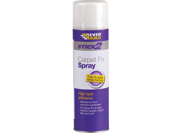 Everbuild Sika Carpet Fix Spray Adhesive Aerosol 500ml