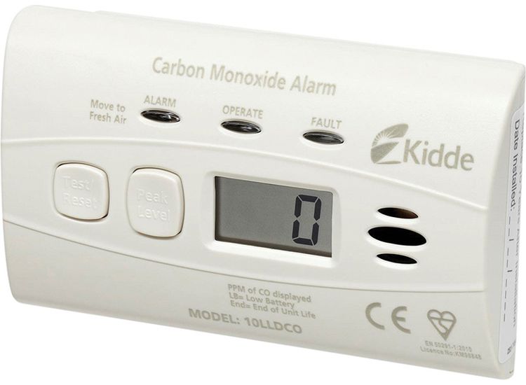 Kidde 10LLDCO 10-Year Sealed Battery Digital Carbon Monoxide Alarm