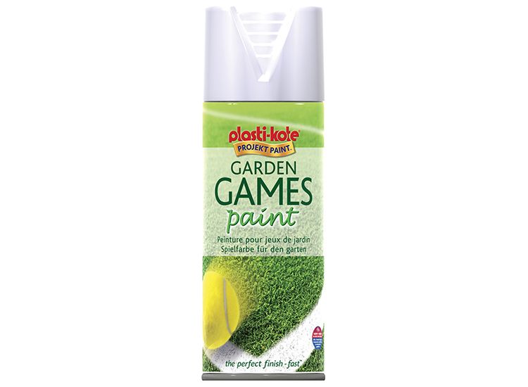PlastiKote Garden Games Spray Paint White 400ml