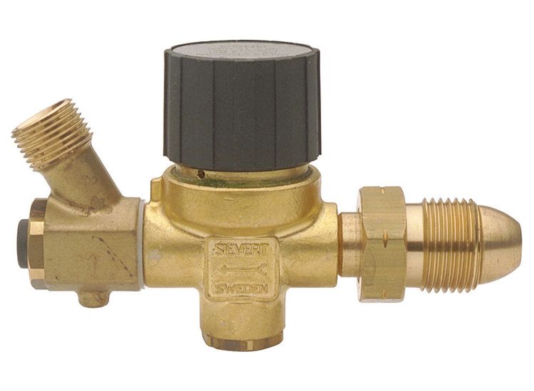 Sievert 1-4 bar POL Regulator 5-12kg with Hose Failure Valve